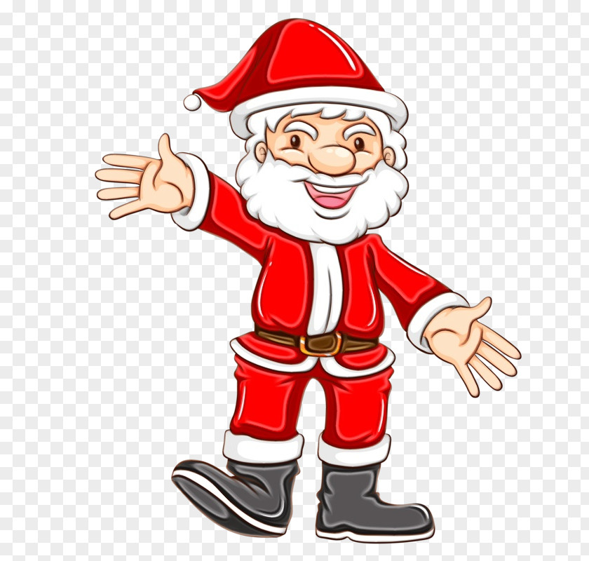 Christmas Pleased Santa Claus PNG
