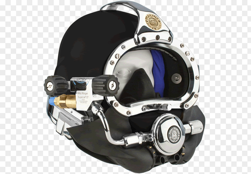 Helmet Diving Scuba Kirby Morgan Dive Systems Equipment Professional PNG