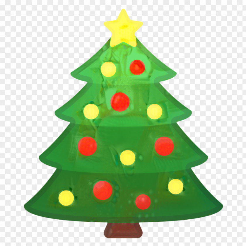 Pine Family Evergreen Christmas Tree Emoji PNG