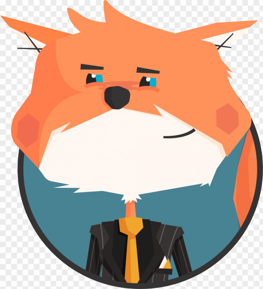 Sly Fox Brewery Whiskers Mascot Clip Art PNG