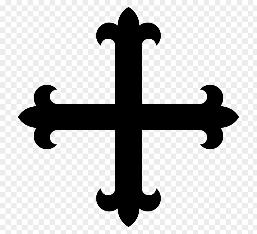 Christian Cross Fleury Of Saint James PNG
