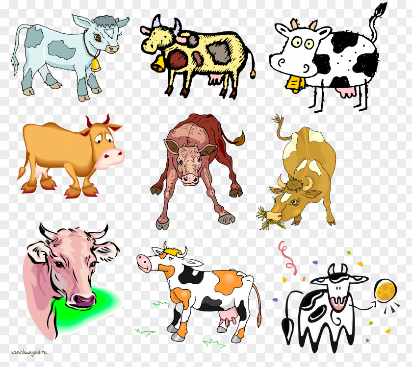 Cow Dairy Cattle Livestock Clip Art PNG