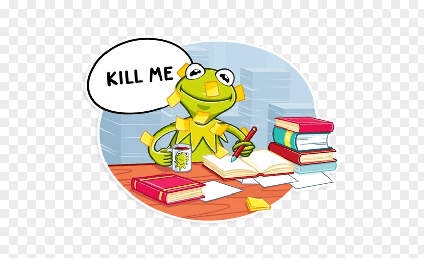 Frog Kermit The Sticker Telegram Clip Art PNG