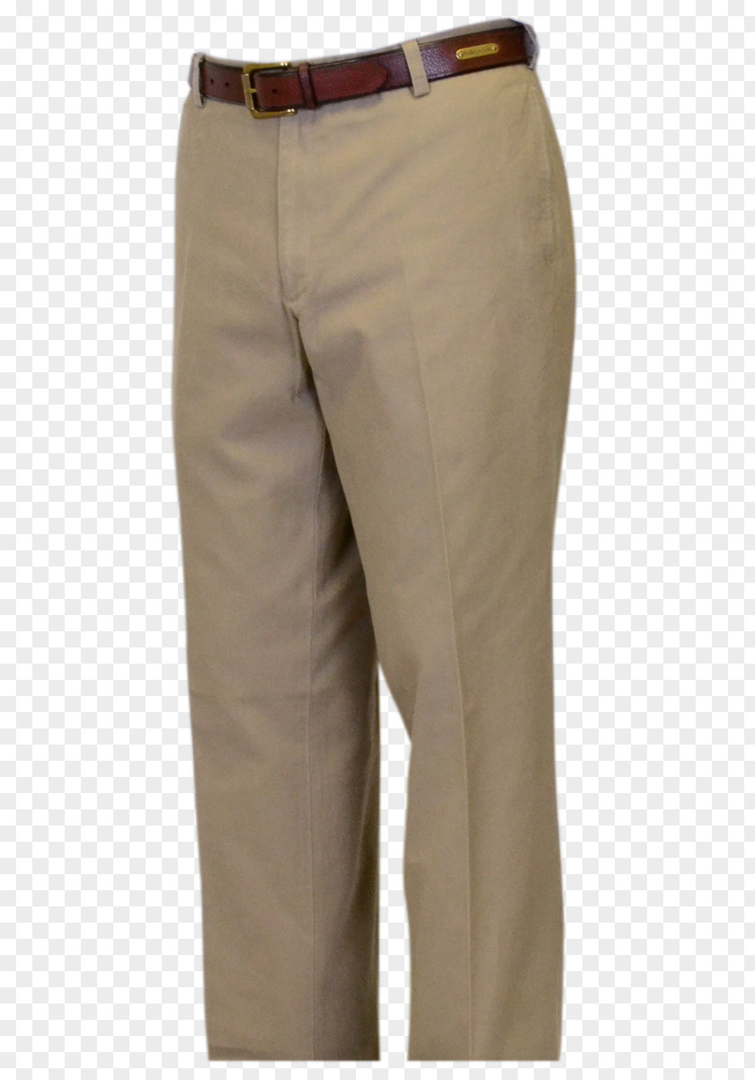 Khaki Beige Brown Pants Waist PNG