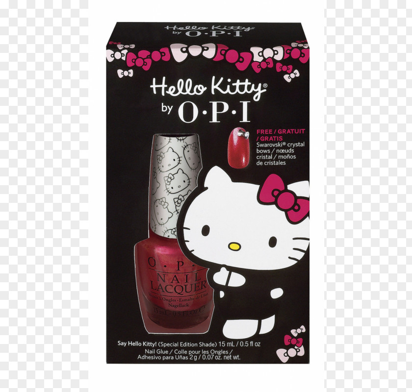 Nail Polish Hello Kitty OPI Products Lacquer GelColor PNG