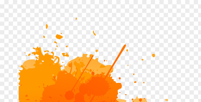Orange Splatter Desktop Wallpaper Computer Line Font Schizophrenia PNG