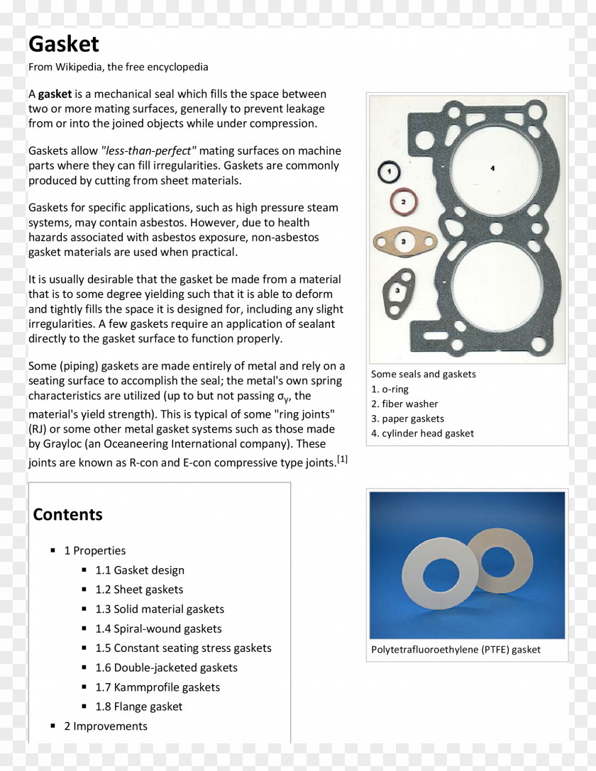 Seal Best Choice Automotive Head Gasket Paper PNG