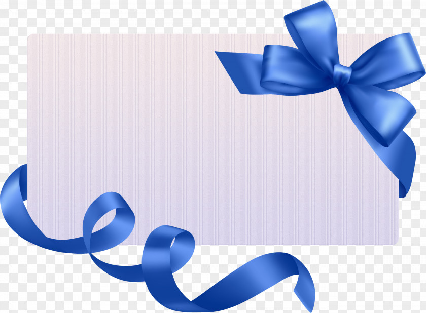 Ribbon Blue Clip Art PNG