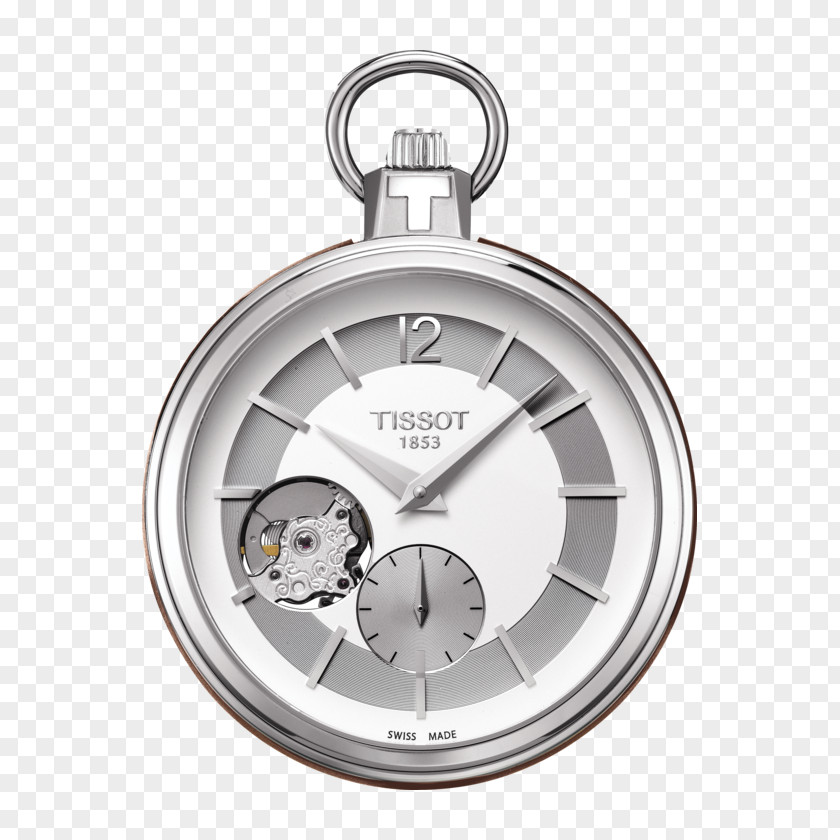 Skull Pocket Watch Tissot Clock PNG