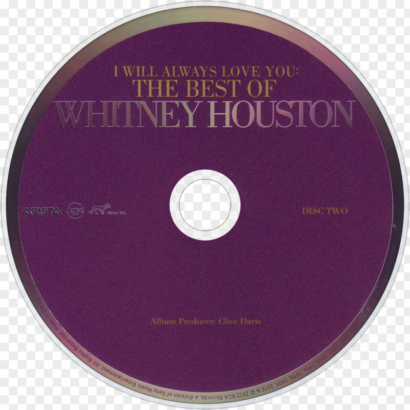 Whitney Houston I Will Always Love You: The Best Of Compact Disc July PNG