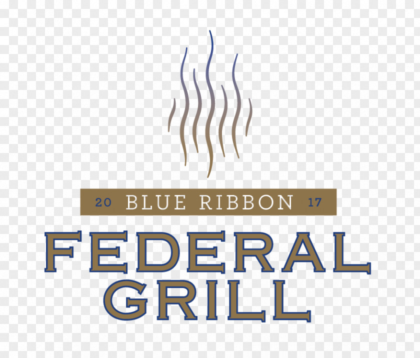 Barbecue Logo Blue Ribbon Restaurants Federal Grill PNG