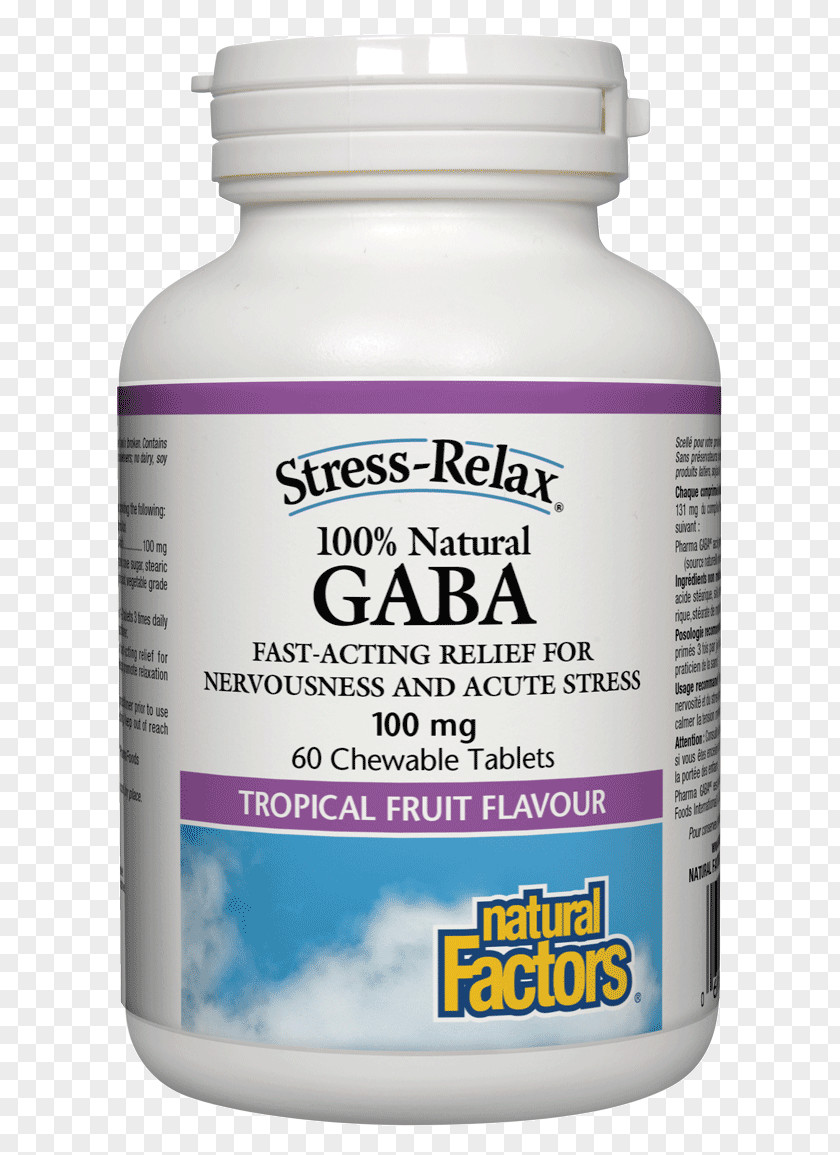 BlueRich Blueberry 500 Mg 180 SG Natural FactorsStress-Relax Gaba 100 Mg60 Chewable Tablets Gamma-Aminobutyric AcidNatural Remedies For Anxiety Dietary Supplement Factors Stress Relax Pharma GABA PNG
