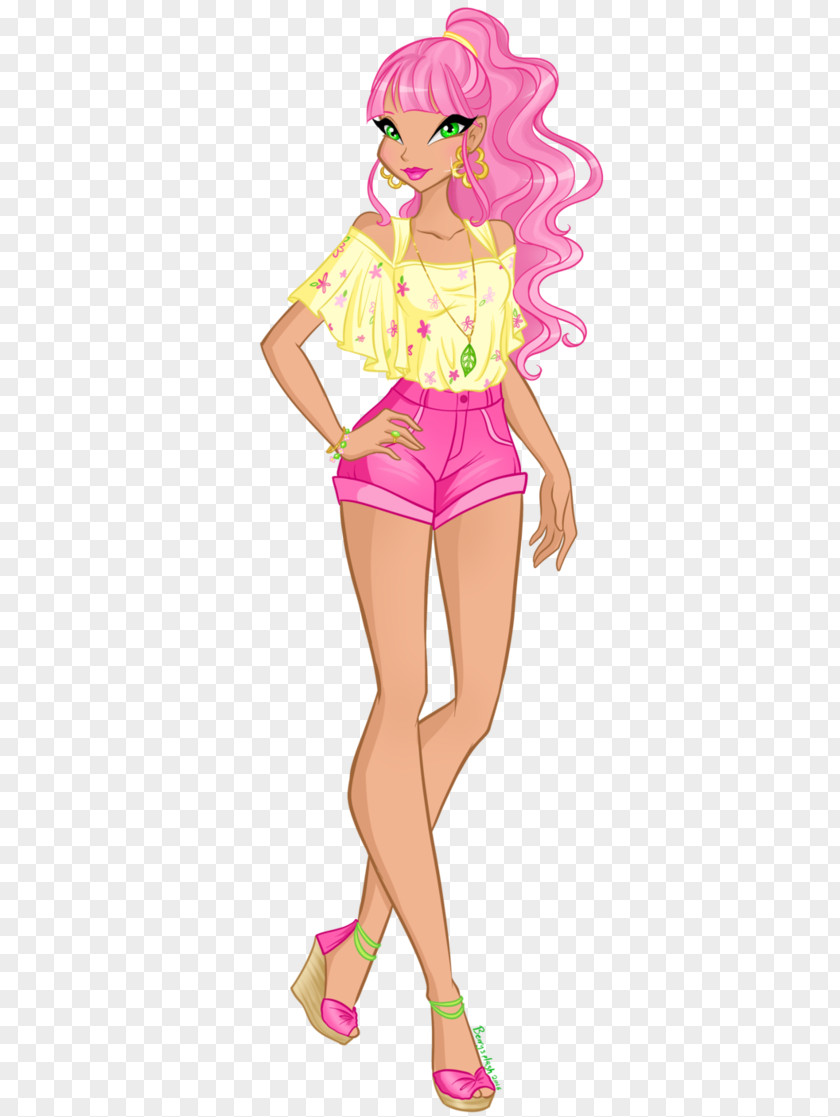 Casual DeviantArt Character Barbie PNG