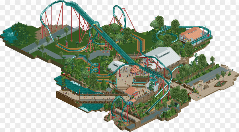 Coaster RollerCoaster Tycoon 2 Kumba 3 NoLimits Roller PNG