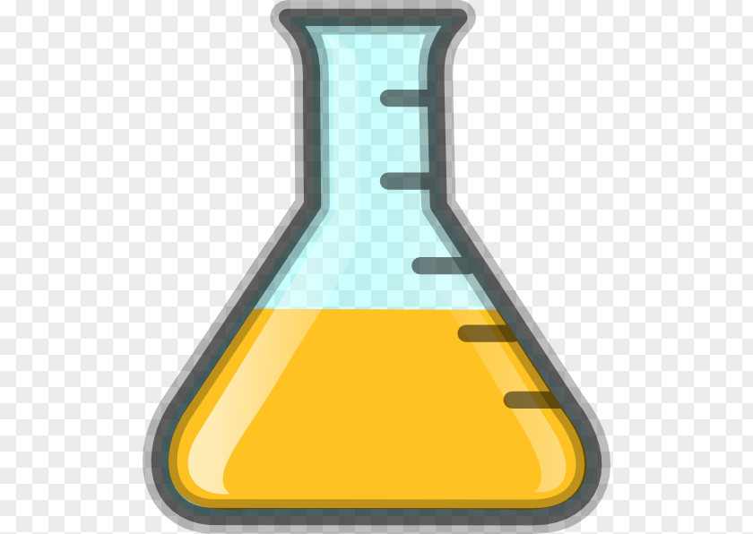 Flask Beaker Laboratory Flasks Chemistry Clip Art PNG