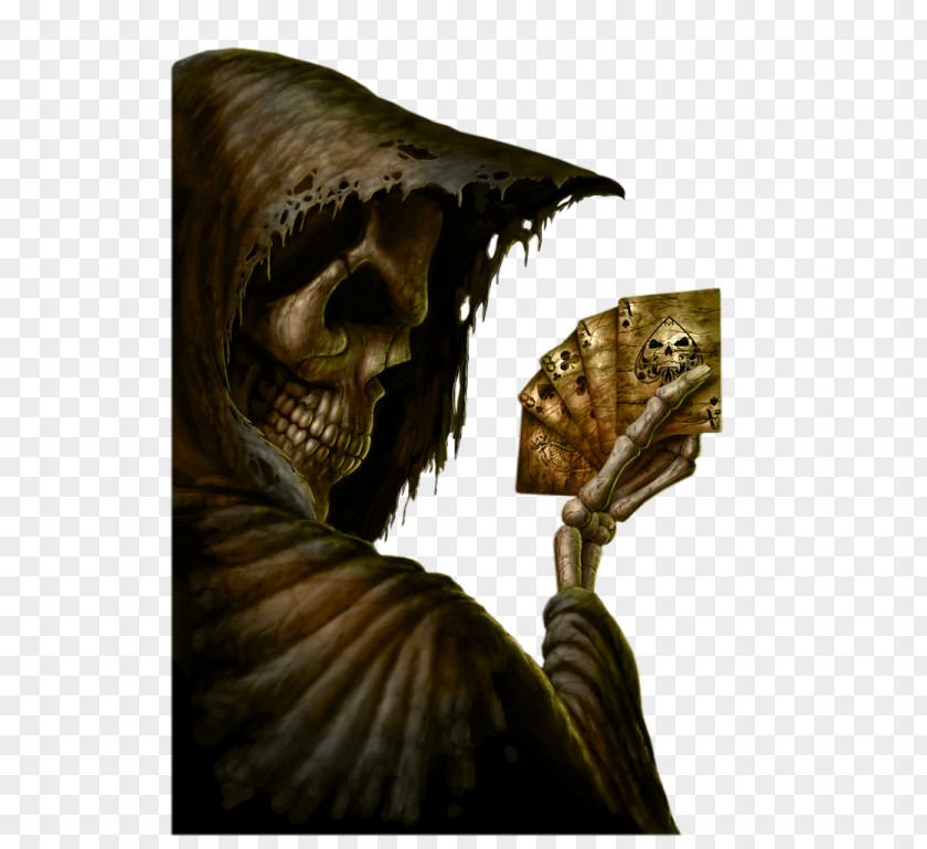Horror HD Death Skull Art Idea PNG