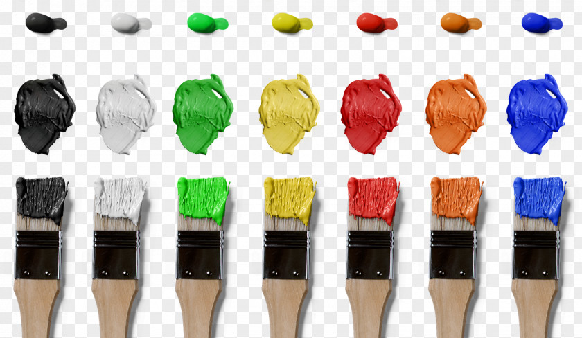 Painting Brush & Color Art PNG