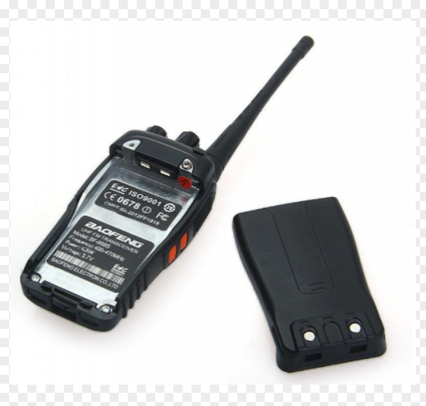 Radio Walkie-talkie Two-way Ultra High Frequency Continuous Tone-Coded Squelch System PNG