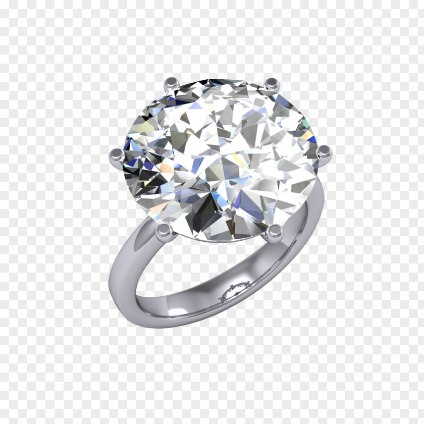Round Ring Body Jewellery Sapphire Silver Diamond PNG