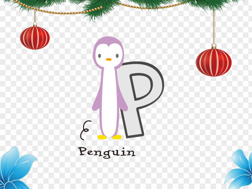 Cute Cartoon Letter P PNG