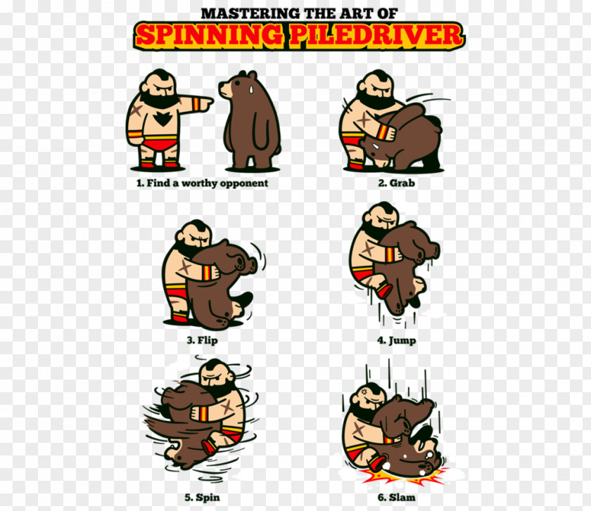 Fury Hairstyle Products Zangief Piledriver T-shirt Street Fighter Tutorial PNG