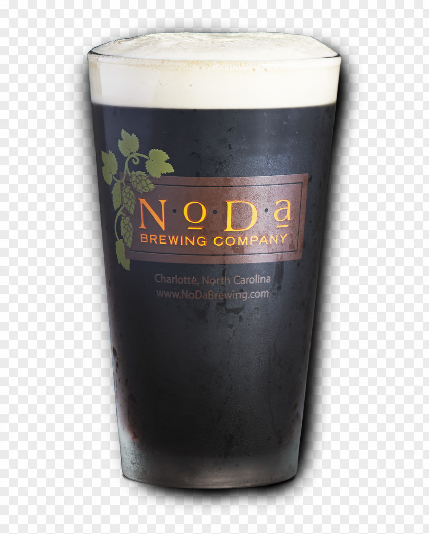 Beer NoDa Brewing Company Santa Lucia Drive Pint Glass Imperial PNG