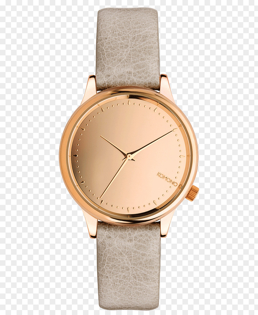 Blush Gold KOMONO Watch Design Jewellery PNG