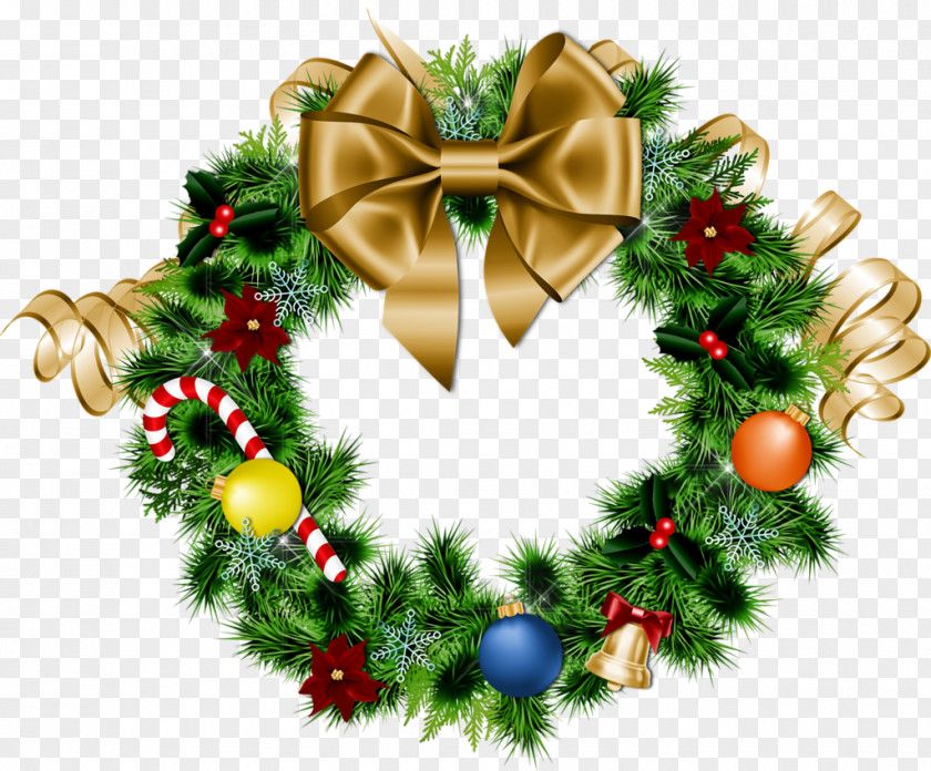 Christmas Ornament Wreath Decoration Clip Art PNG