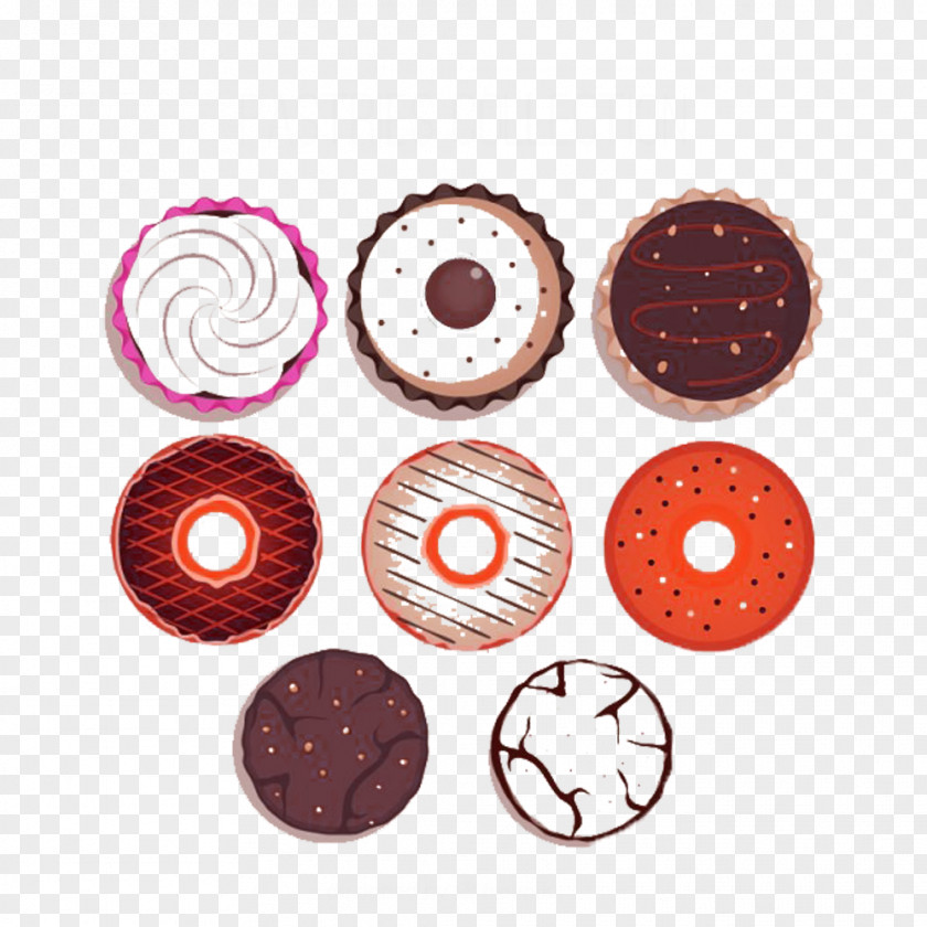 Donuts Biscuits Picture Material Biscuit Candy Cookie PNG