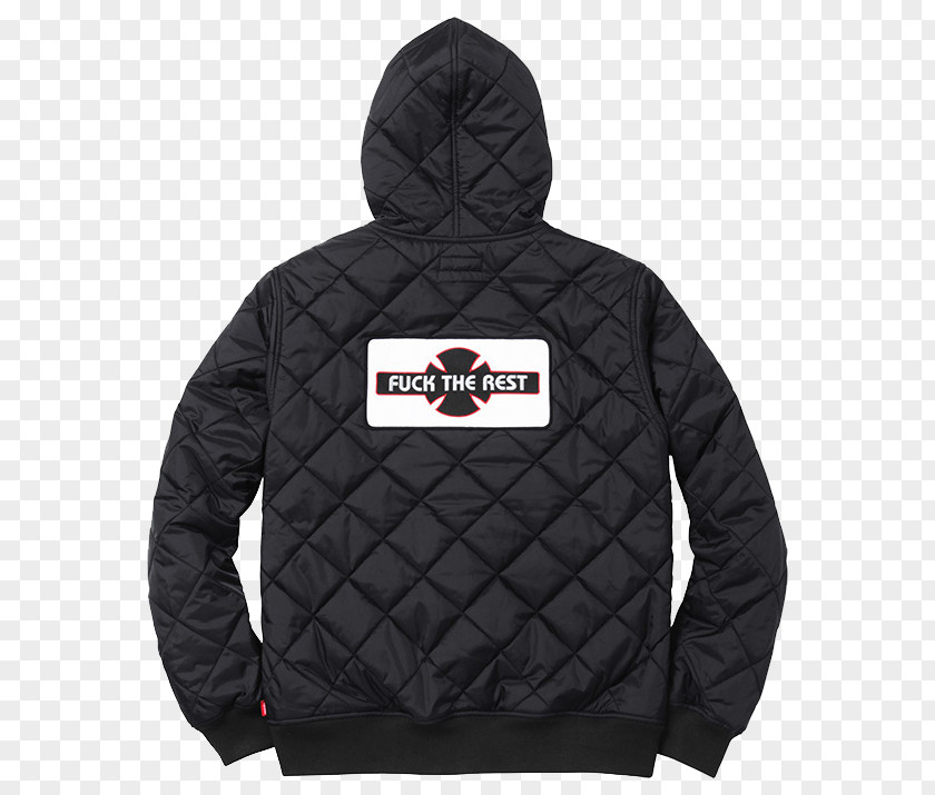 Jordan Black Jacket With Hood Hoodie Supreme Clothing Shirt PNG