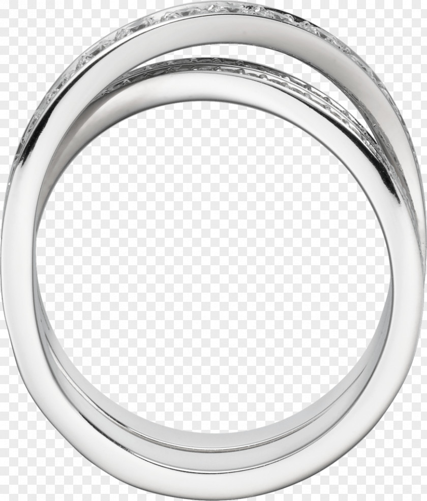 Ring Wedding Diamond Brilliant Białe Złoto PNG