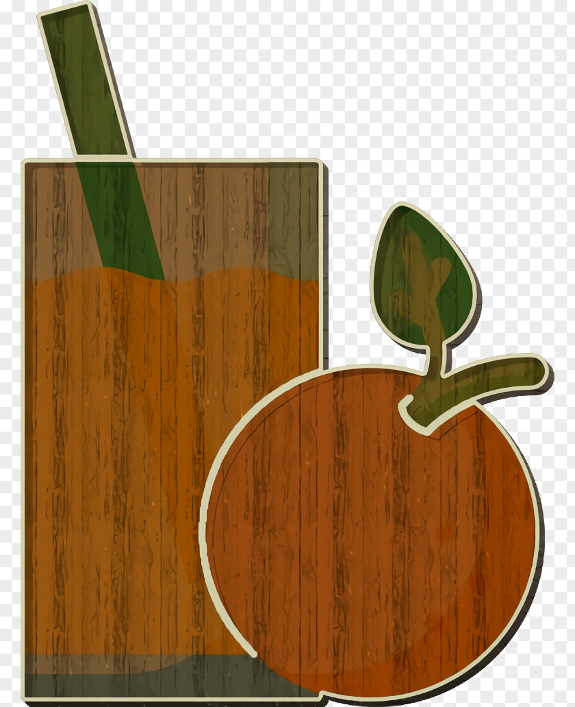Vegan Icon Straw Orange Juice PNG