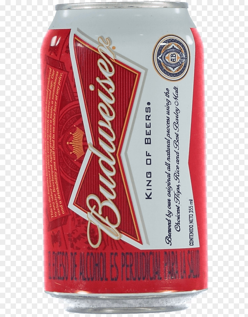 Beer Budweiser American Lager Drink Can PNG