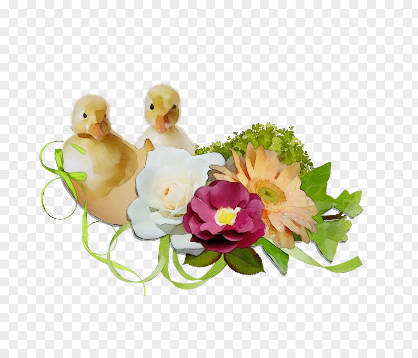 Duck Bird Water Pink Figurine PNG