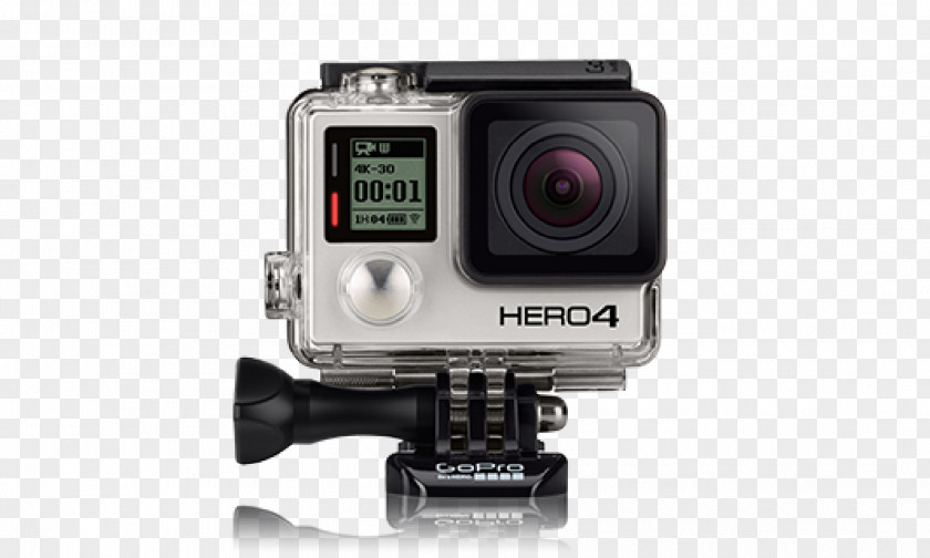 GoPro Amazon.com HERO4 Silver Edition Black Camera PNG