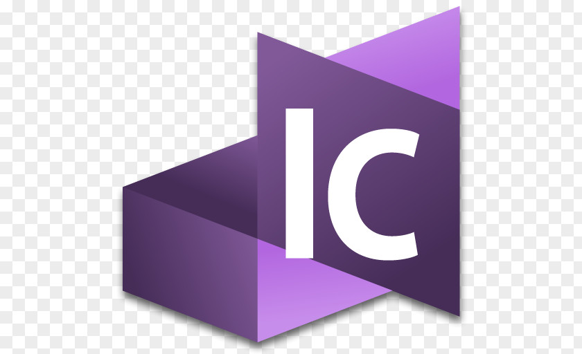 InCopy 3 Angle Purple Text Brand PNG