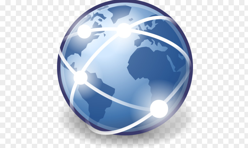 Internet Connected World Wide Web Clip Art Page PNG