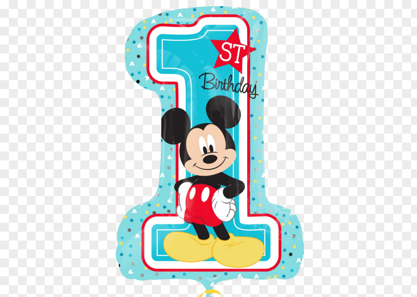 Mickey Mouse Minnie Party Birthday Balloon PNG