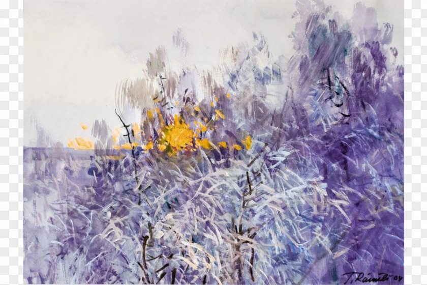 Painting English Lavender Watercolor Painter Довнар PNG