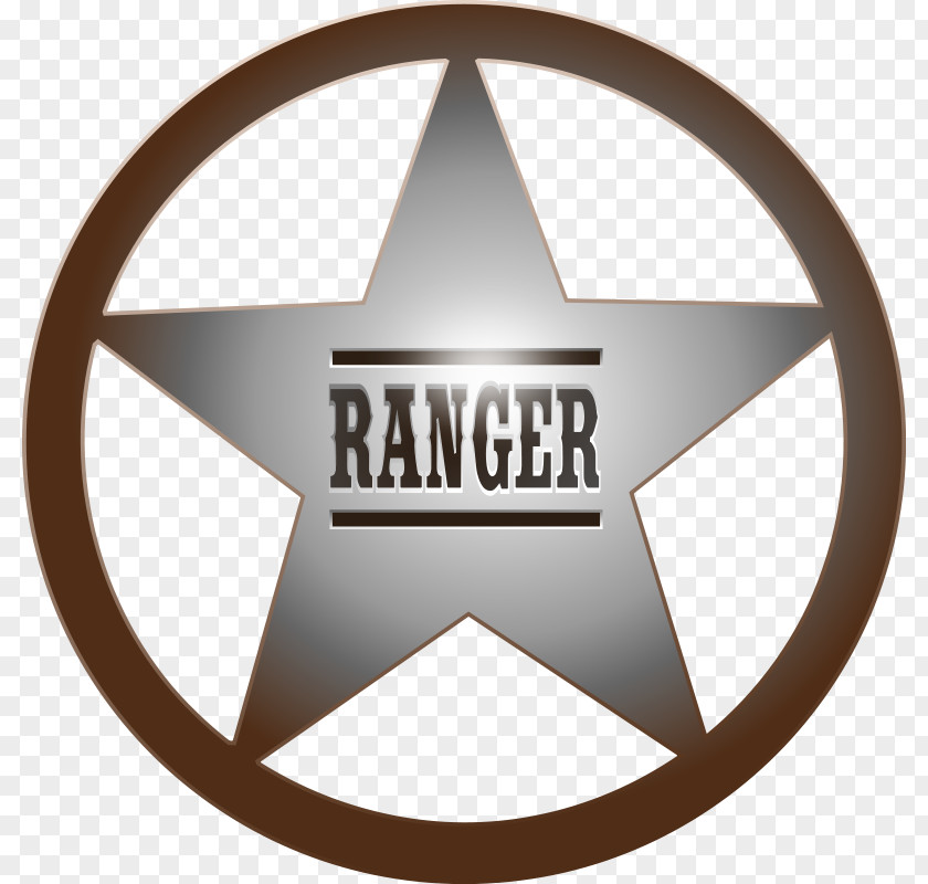 Western Badge Cliparts Star Texas Ranger Division Rangers Clip Art PNG