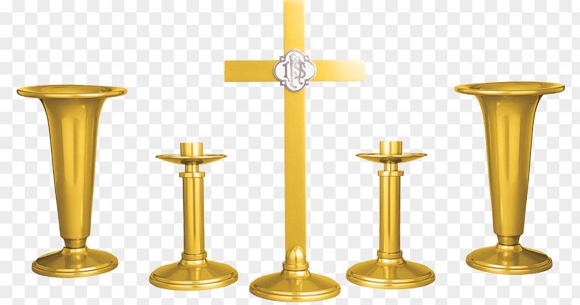 Altar Crucifix 01504 Candlestick PNG