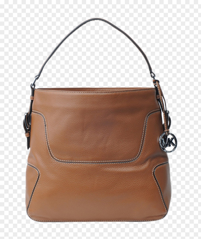 Brown Mk Bags Hobo Bag Leather Strap Messenger Product PNG