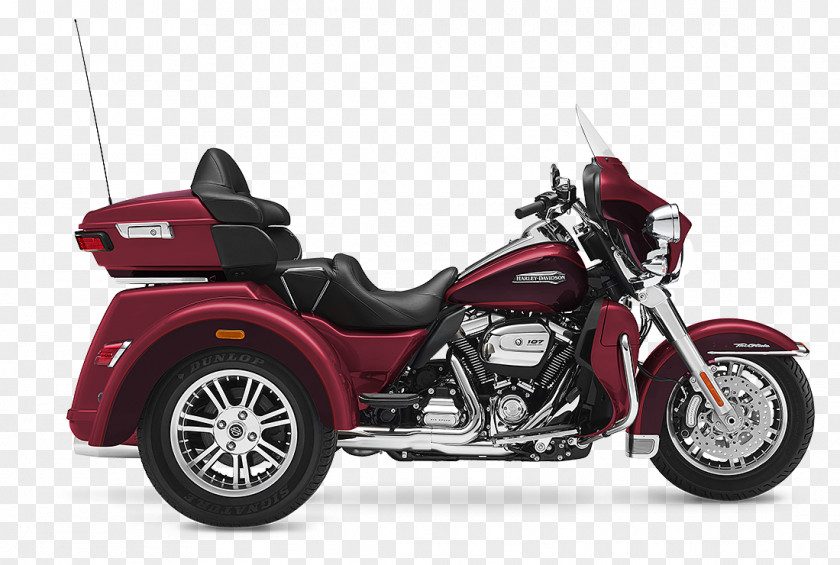 Motorcycle Huntington Beach Harley-Davidson Tri Glide Ultra Classic CVO Trike PNG