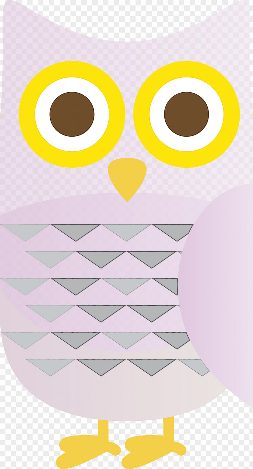 Owl M Yellow Meter Beak Pattern PNG