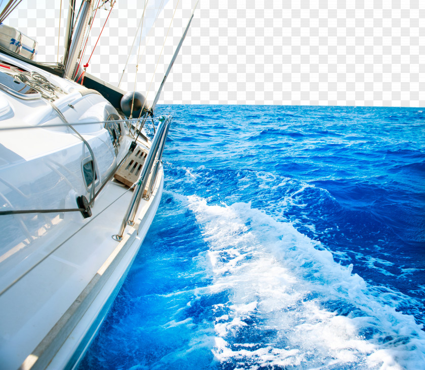 Yacht Travel In The Vast Expanse Of Sea Sailing Stock Photography Yachting PNG