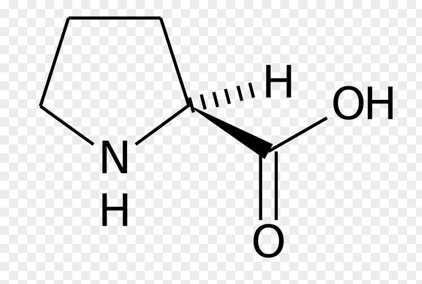 Formula Hydroxyproline Amino Acid Amine Side Chain PNG