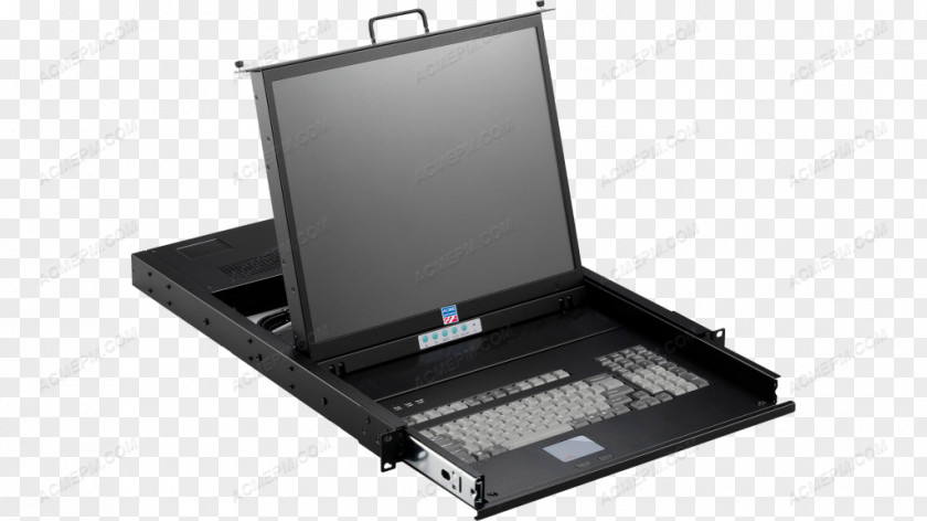 Laptop Computer Keyboard KVM Switches 19-inch Rack Network Switch PNG