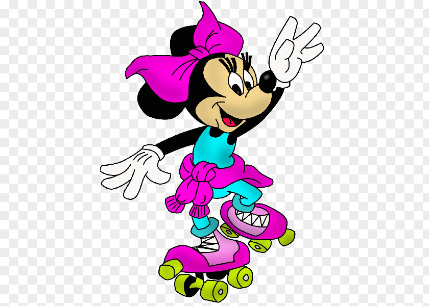 Monorail Disney Cartoon Background Minnie Mouse Mickey Clip Art Roller Skating Image PNG