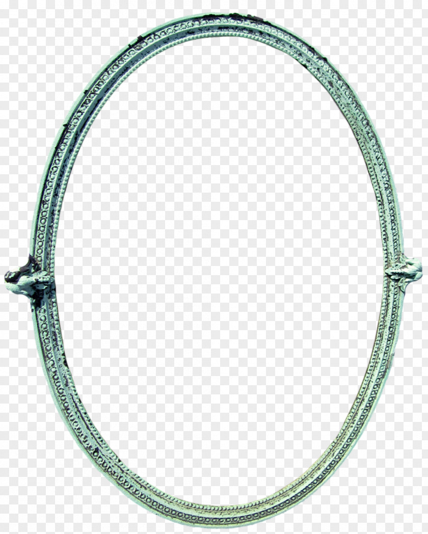 Silver Body Jewellery Chain Oval PNG