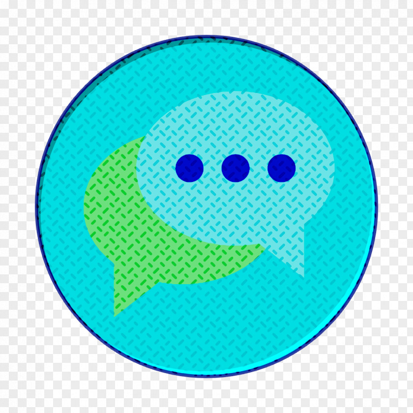 Smiley Smile Bubble Icon Chat Comments PNG